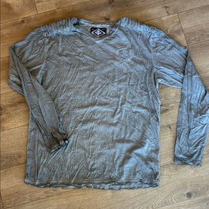 Affliction Men's Gray Long Sleeve Shirt | XL